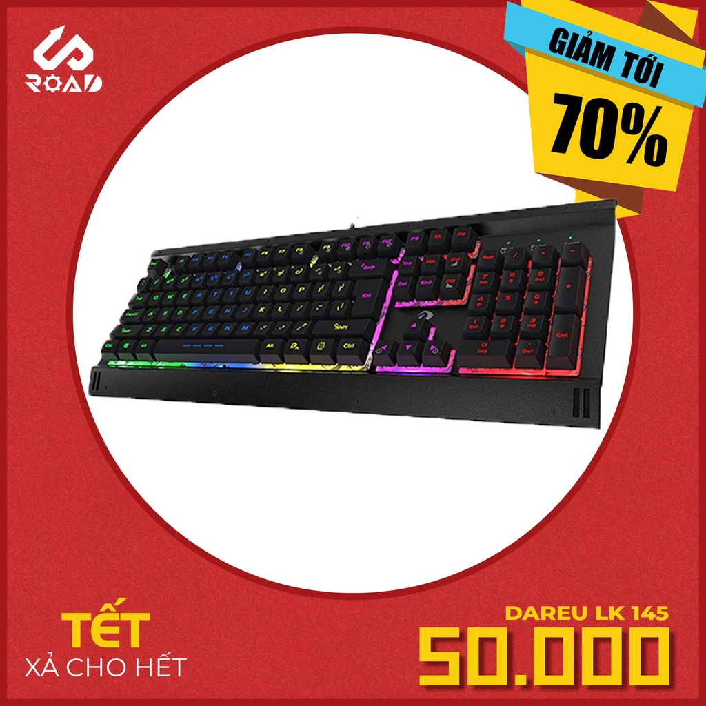 Bàn phím Dareu LK145 USB Black Giá Xả Kho Freeship Phím Giả Cơ Fullsize Có Kê Tay