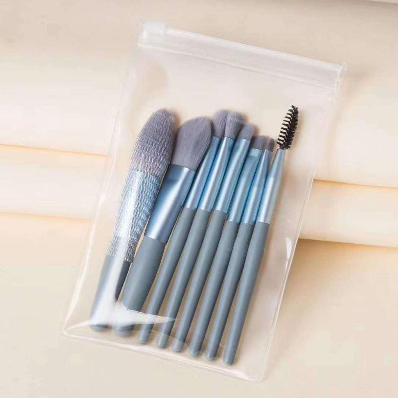 Full bộ cọ trang điểm gồm 8 cây kèm túi zip