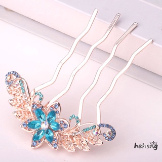Lược Cài Tóc Hình Hoa Đính Đá 9.50 * 7.50 * 1.00cm