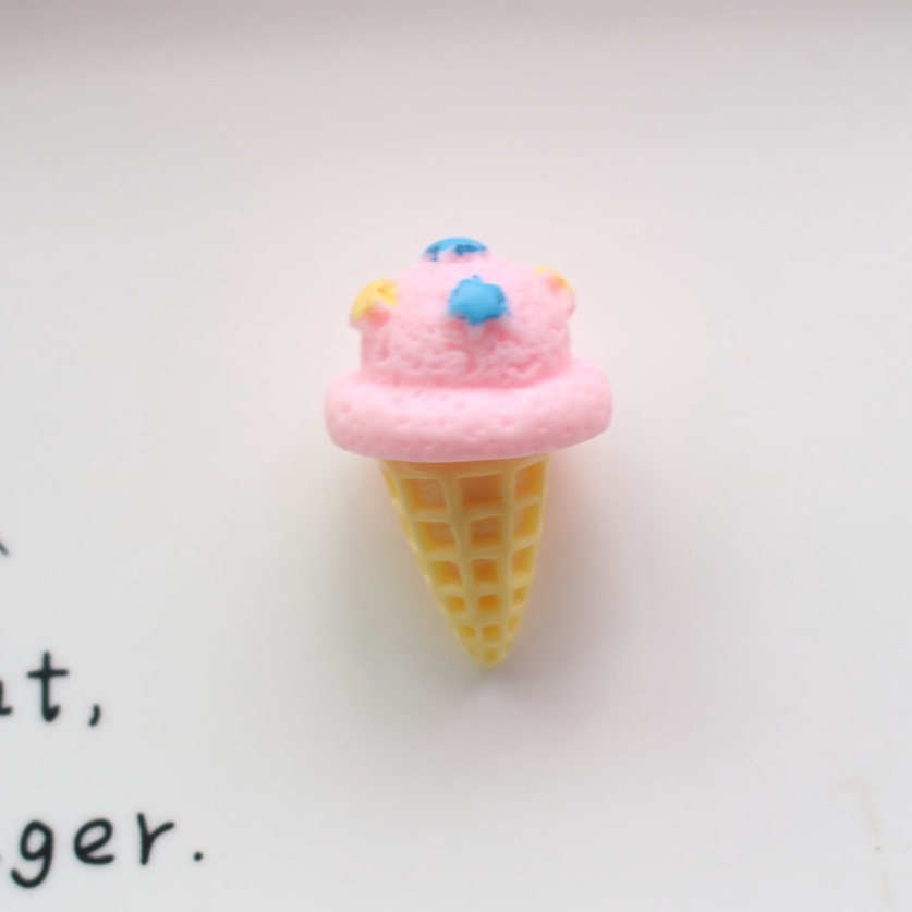 Set 5 Dây Buộc Tóc Hình Que Kem 3D Dễ Thương