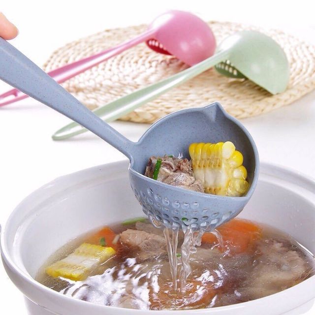 Muỗng múc canh 2in1 vô cùng tiện lợi