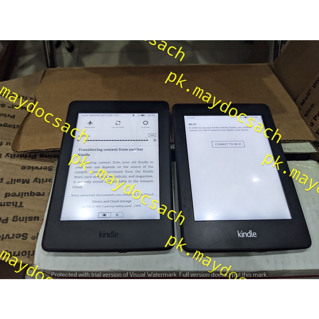 Máy đọc sách Amazon Kindle 1, 2, 3, 4 có đèn nền