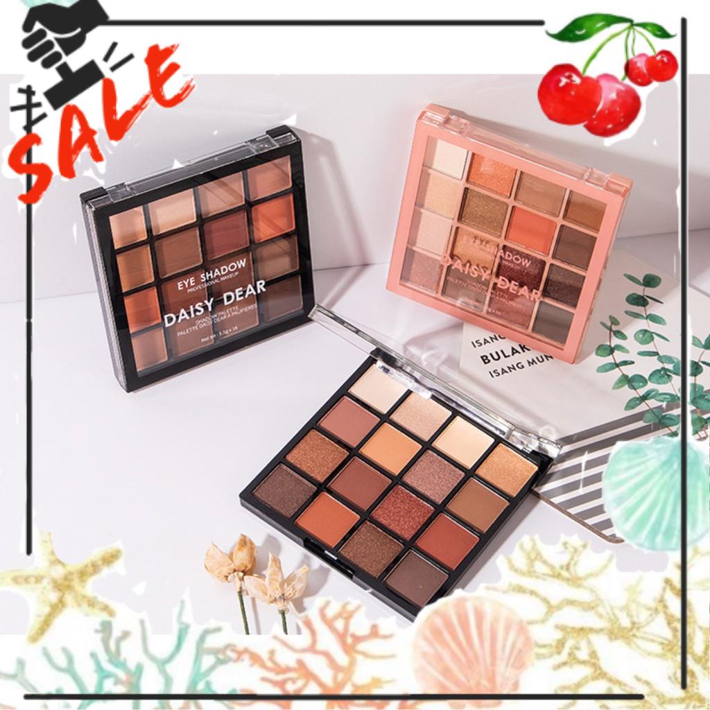 Bảng Phấn Mắt 16 ô DAISY DEAR LX404 makeup pallete nội địa mềm mịn lâu trôi sỉ tốt - GIÁ GỐC 12