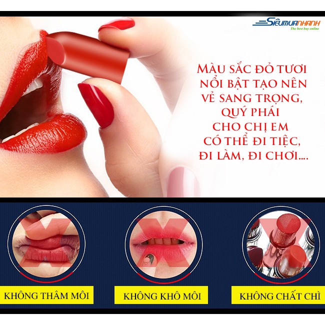 SON MÔI  ZEONE MÀU ĐỎ TƯƠI