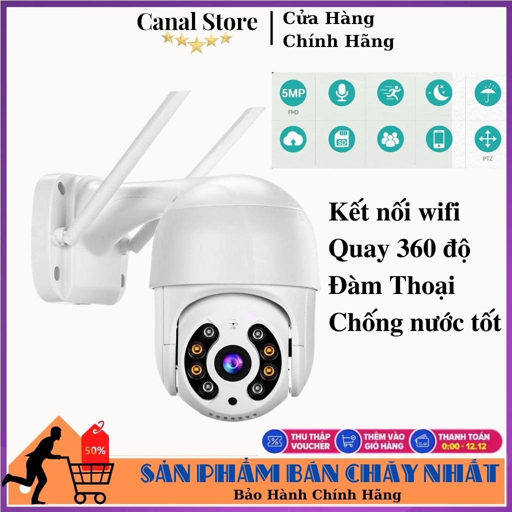 Camera cầu hồng ngoại 1080p PTZ Cao Cấp, Thiết Kế Đàm Thoại 2 Chiều, Xoay 360 độ, Phân Giải Full HD, Chống Nước IP6