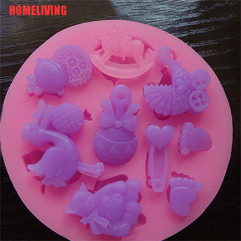 Khuôn Silicone Làm Bánh / Sô Cô La / Xà Phòng Em Bé