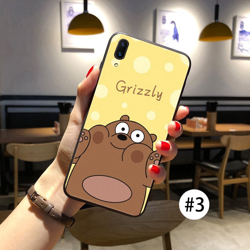 Ốp điện thoại hình gấu loại mềm cho Vivo Y1s U10 S1 V15 Pro Y11 Y12 Y15 Y17 Y19 Y91 Y91C Y91i Y93 Y95