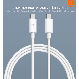 Cáp usb-c to usb-c zmi al301 - 3a, 480mbps, dài 1.5m - hàng nhập khẩu