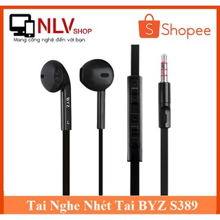  Tai Nghe Nhét Tai BYZ S389  (Đen Trắng)- Âm Thanh Chất Lương  UmsT8