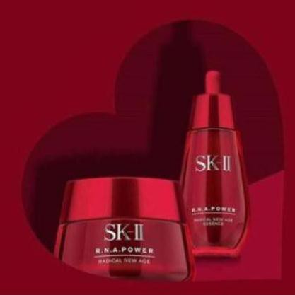 BỘ ĐÔI KEM DƯỠNG 80ML VÀ SERUM 50ML SKII R.N.A POWER RADICAL NEW AGE TRẺ HÓA DA, MỜ THÂM NÁM.