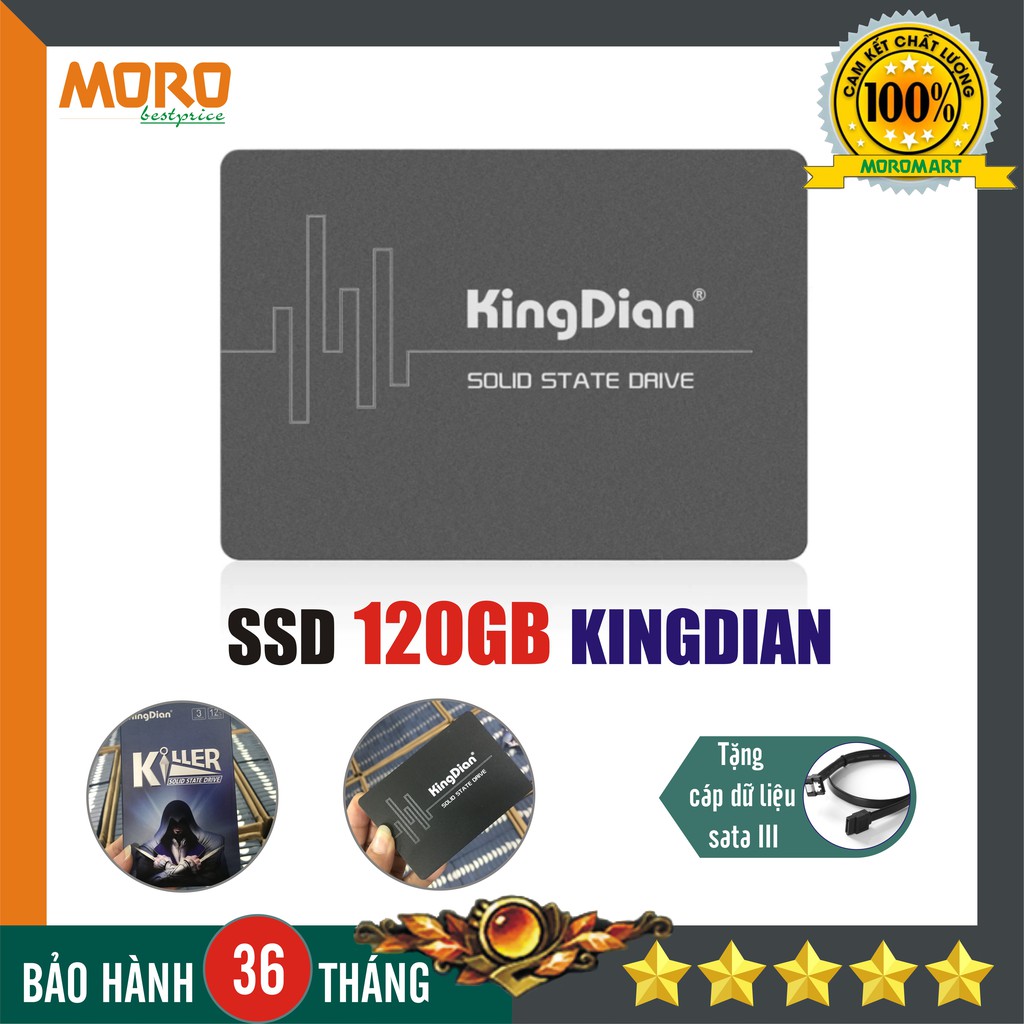 [FLASH SALE] Ổ cứng SSD 120G KingDian - Chính hãng bảo hành 3 năm!