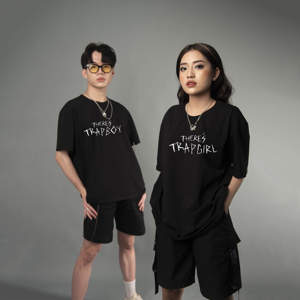Áo thun unisex form in hình chữ trap girl trap boy sơn tùng , áo local brand chính hãng full tag nam nữ Nigust N131