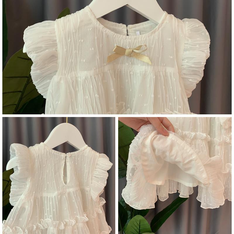 Đầm công chúa phong cách mùa hè 2021 xinh xắn cho bé gái