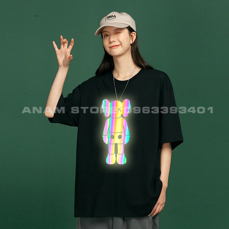 Áo thun phản quang tay Lỡ Nam Nữ Skaws