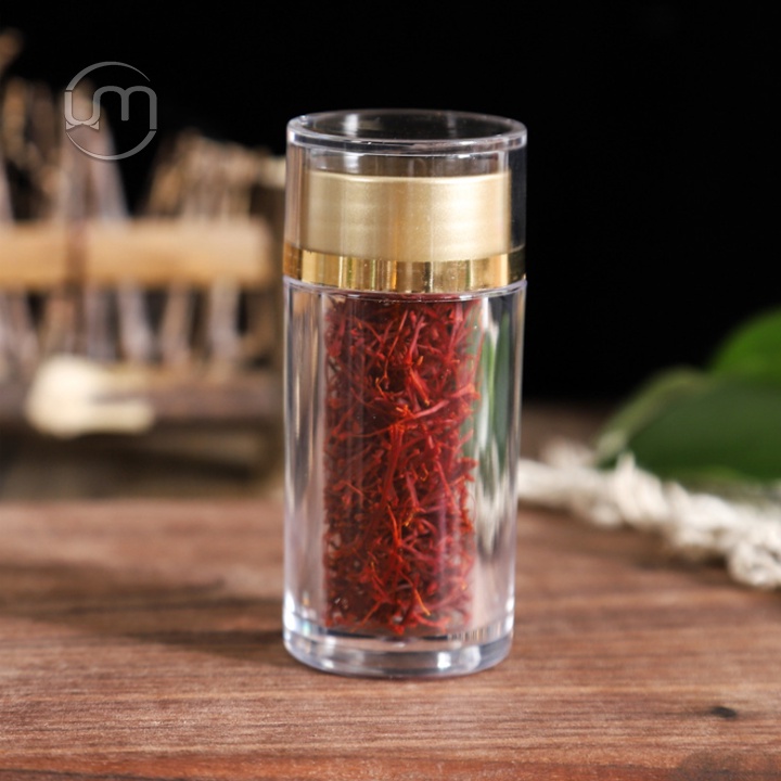 2.6*3.8cm- Ống acylic đựng saffron, đông trùng hạ thảo,...loại nhựa dày, đẹp