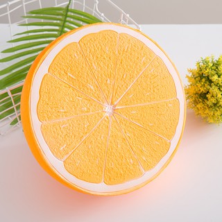 Squishy siêu to khổng lồ hình cam vàng thơm mềm chậm tăng