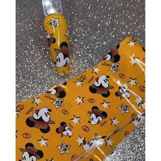 Foil dán móng hoạ tiết Mickey Thiên Di Nail
