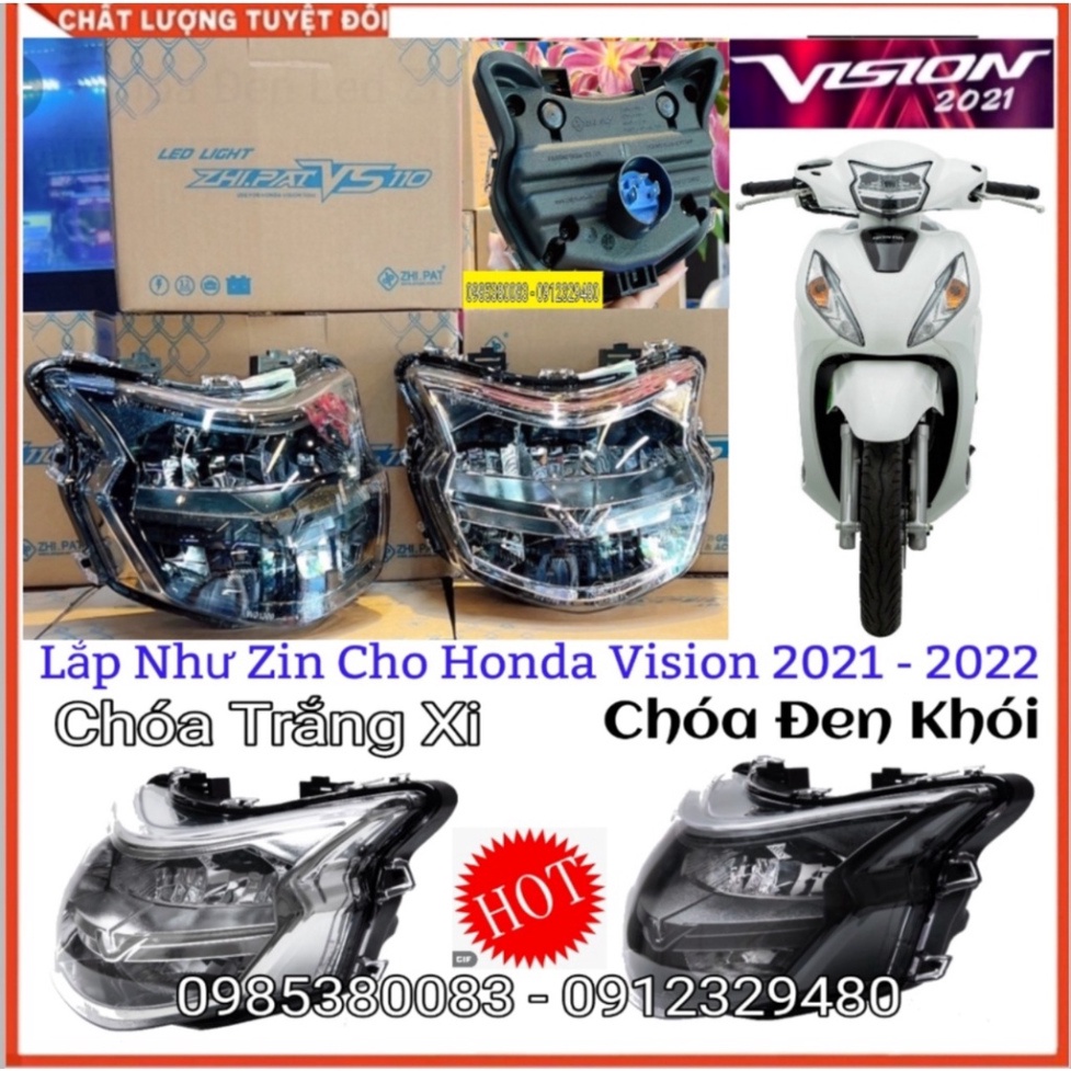 [ZHIPAT] - Đèn Pha Led 2 tầng Vision 2021 Vision 2022 VISION 2023 - Zhi.pat Chóa Đèn Pha Led Vision 2021 110