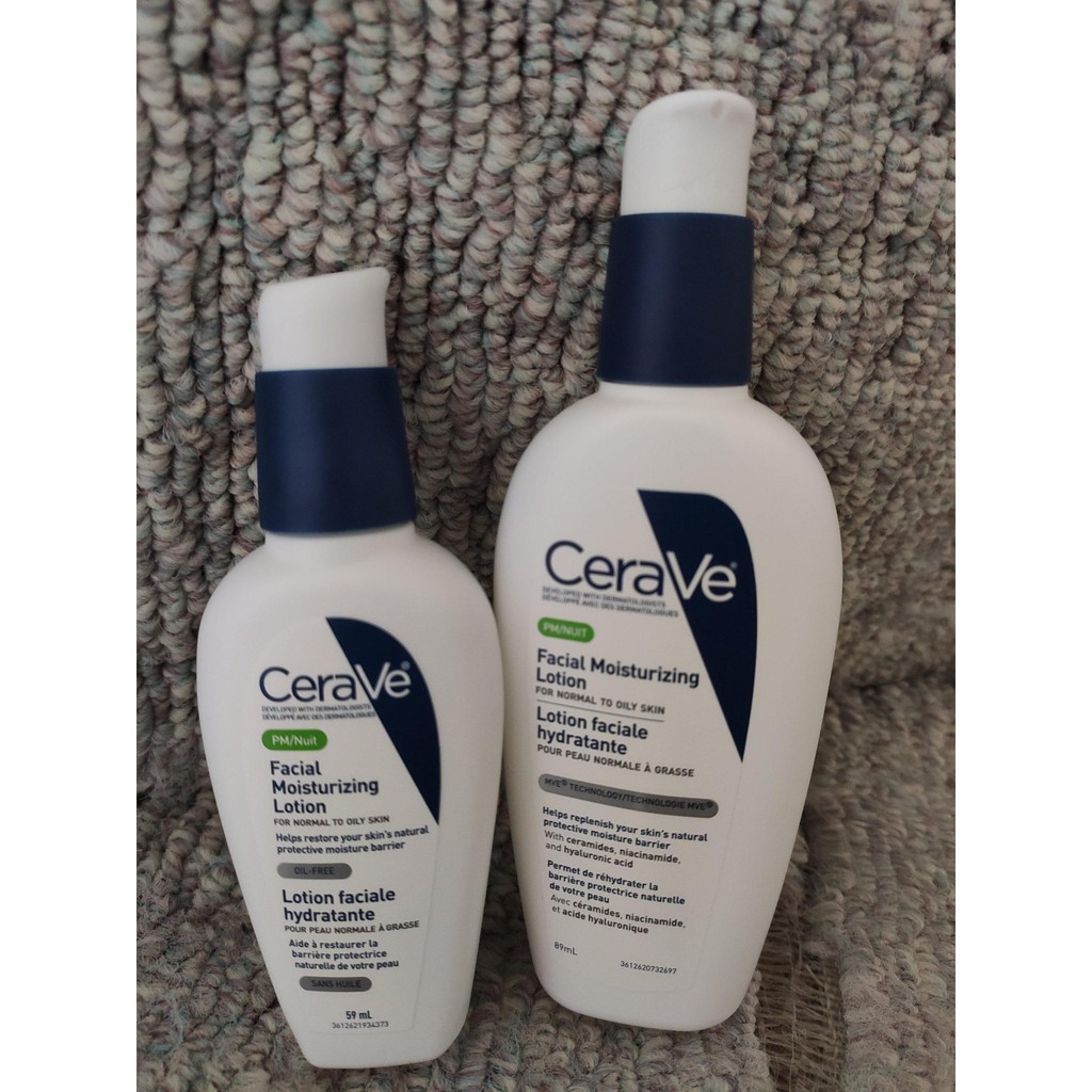 Dưỡng CeraVe Moisturizing Facial Lotion PM