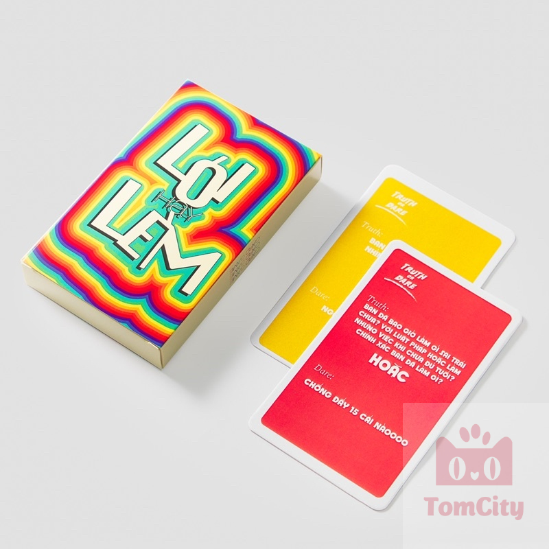 Bộ bài Drinking card XÕA và LẮC LƯ Cho Bữa Tiệc ăn nhậu Boardgame Giải Trí Hấp Dẫn