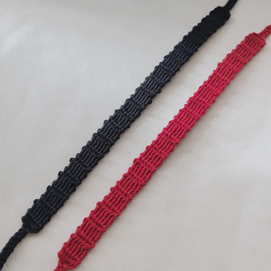 Vòng tay handmade một màu đơn giản flipflop
