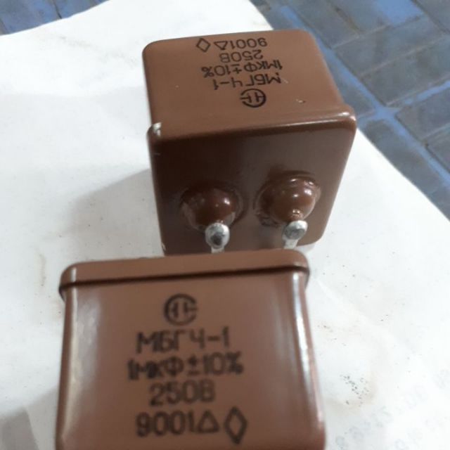Tụ dầu NGA 1mf -250 v  bộ 2 chiếc