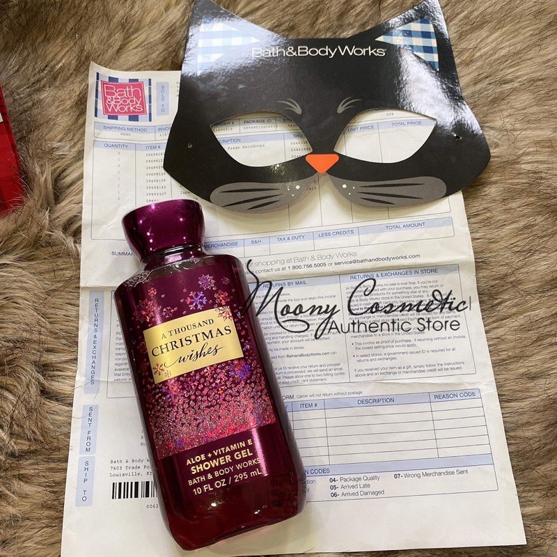 Gel tắm  bath & body works  tự chọn mùi 30ml/88ml/295ml