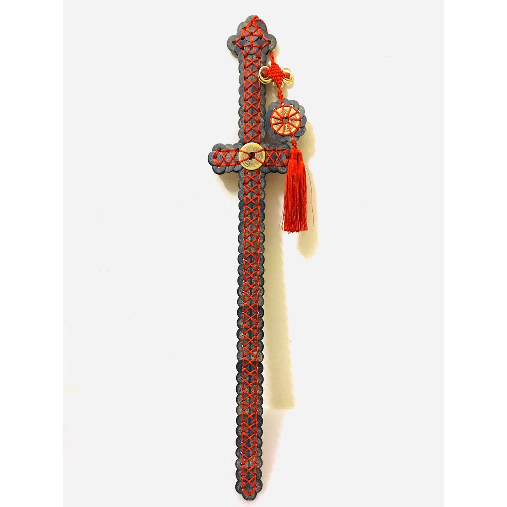 Thất tinh kim tiền bằng đồng dài 75cm