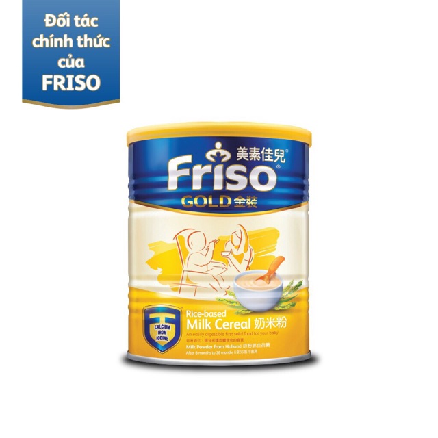 [Tặng khăn sữa]Bột ăn dặm Friso gold 300g