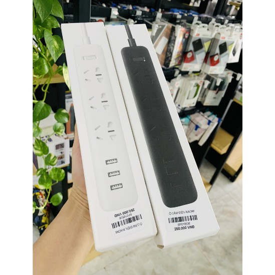 Ổ cắm điện Xiaomi Power Strip 3 ngõ Usb thông minh- chính hãng Digiworld