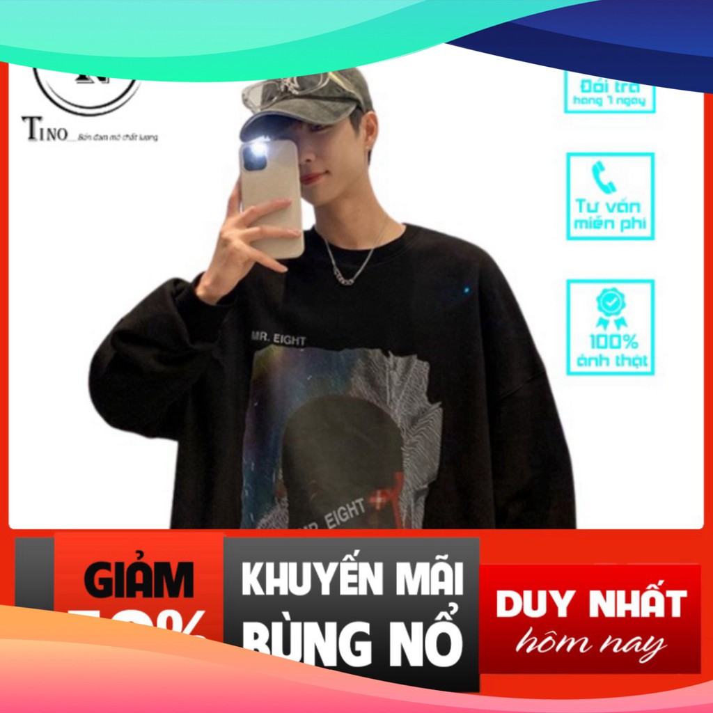 Áo sweater - TINOWEAR , áo nỉ in hình mặt người form rộng unisex cho nam nữ cực chất Thời trang unisex Tino | BigBuy360 - bigbuy360.vn