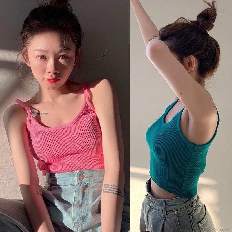 [Baywellfashion]Women Causal Knitted Cami Tops | BigBuy360 - bigbuy360.vn
