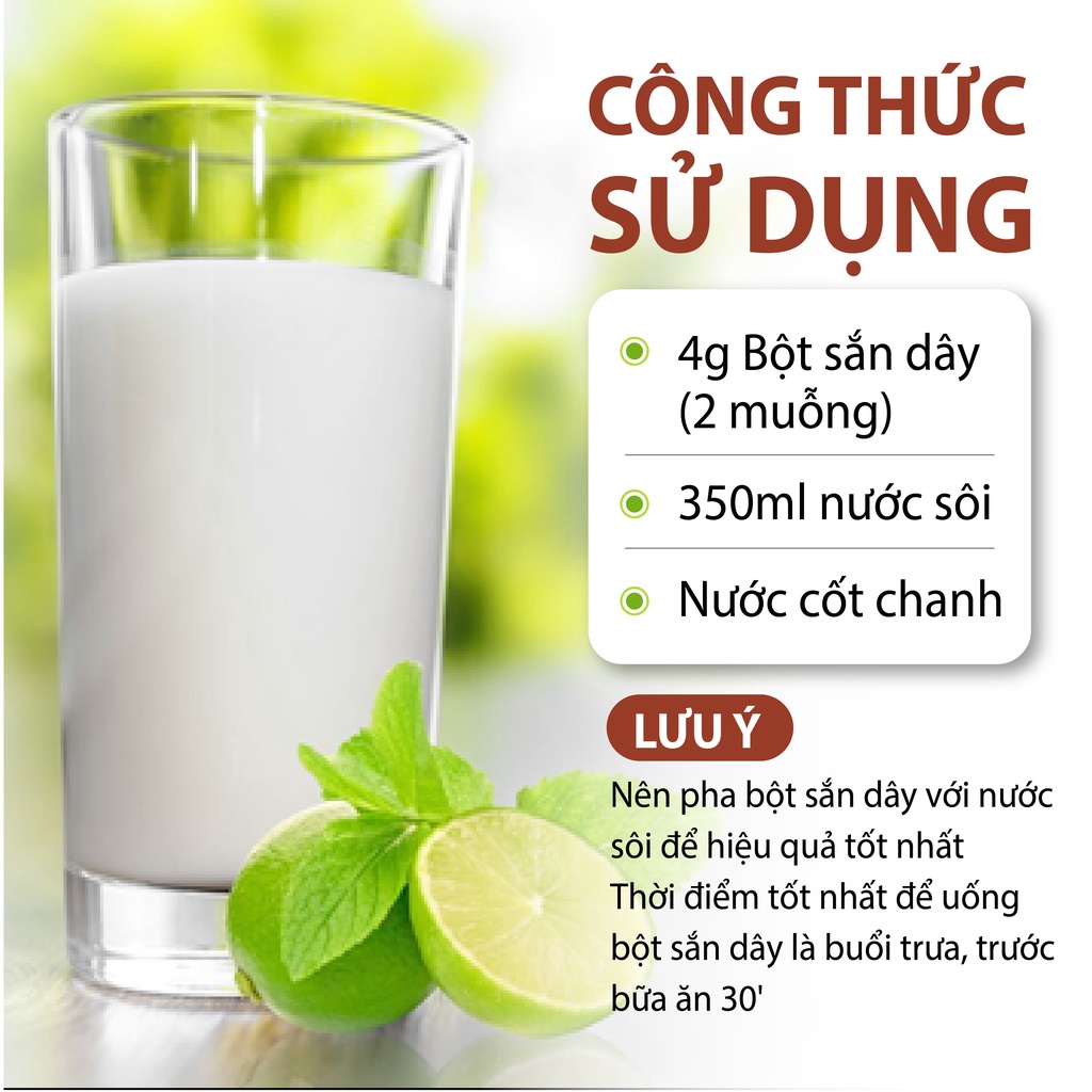 Bột Sắn Dây Nguyên Chất Sấy Lạnh Hỗ Trợ Tiêu Hóa, Đẹp Da, Detox Uống Trực Tiếp MODOTOX 140gr (Hũ)