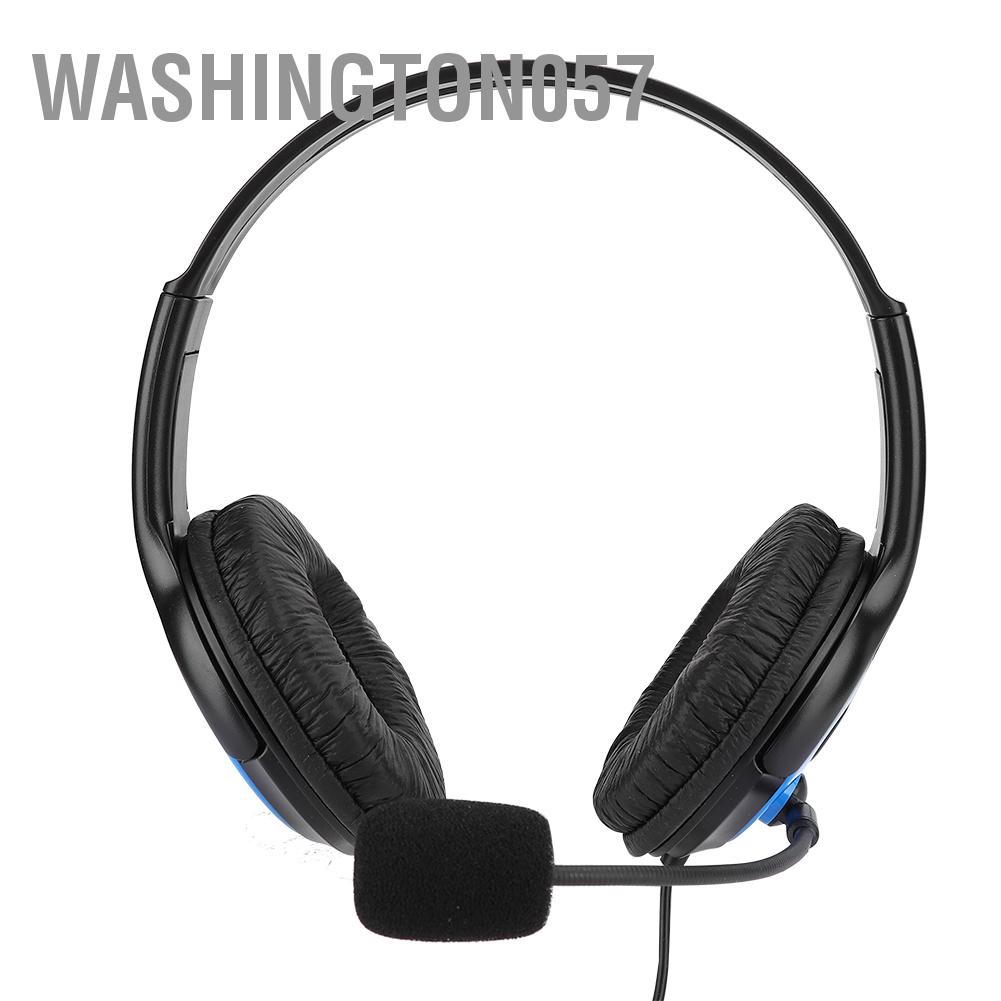 Washington057 A4 ABS Lightweight Gaming Headset Noise Reduction Microphone Headphone Equipment for PS4/X-ONE