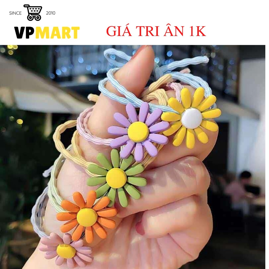 Dây Buộc Tóc Bông Cúc Ulzzang | BigBuy360 - bigbuy360.vn