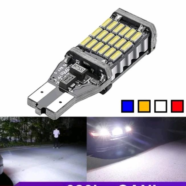 `➨ Bóng đèn led T15 siêu sáng cho xe hơi ★★ Byq