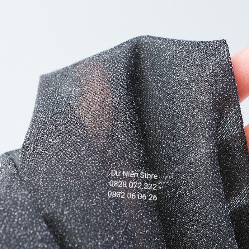 1m Mex Xoa, Mex Lụa 50D Khổ 1.6 Trắng Đen.