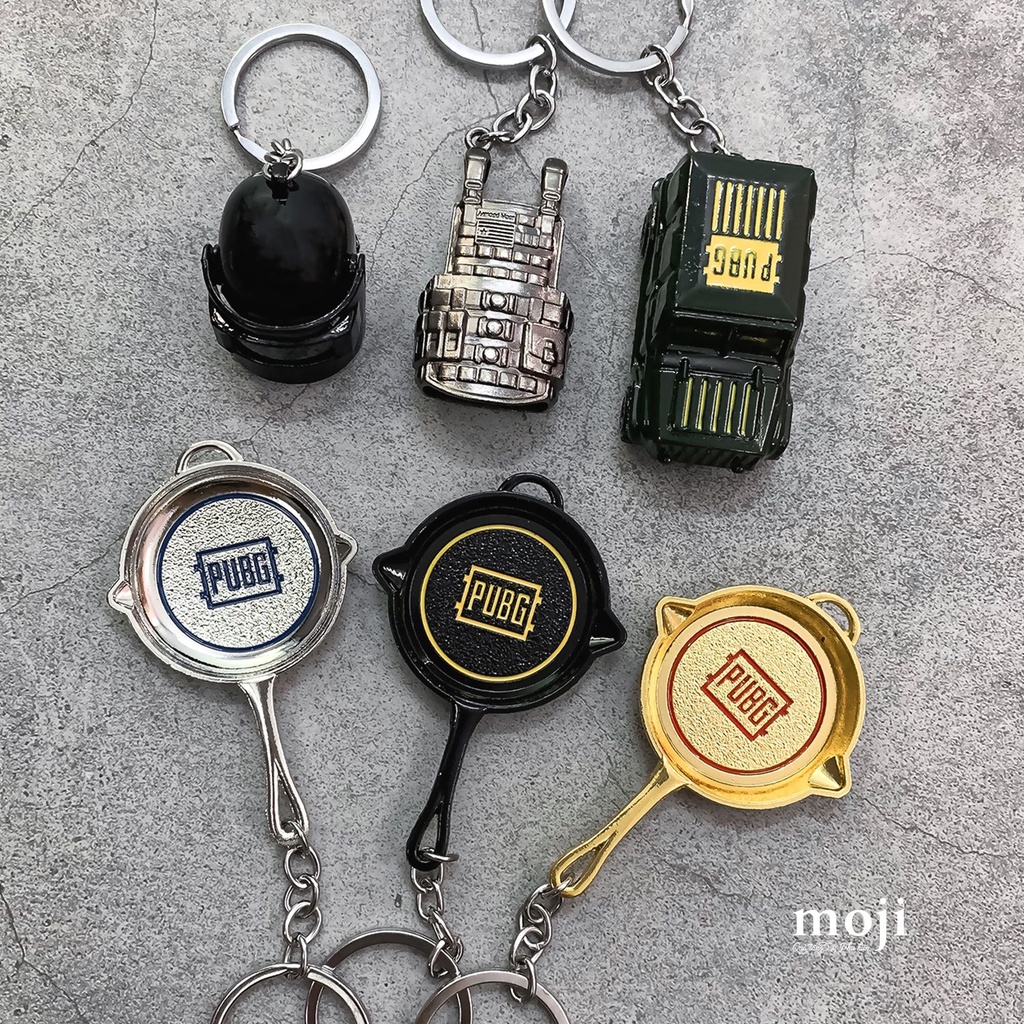 Móc Khóa PUBG  Siêu Chất Bằng Kim Loại Treo Cặp Sách, Chìa Khóa