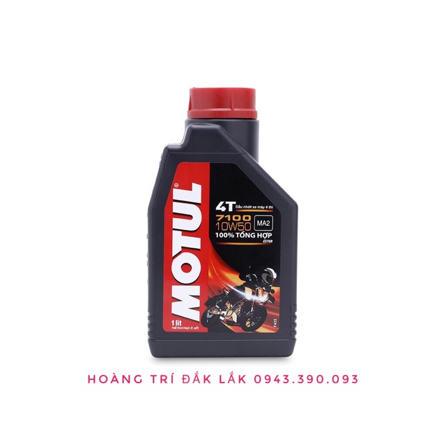 Nhớt Motul 7100 10w50 1L Ester - Nhớt siêu cấp đến từ Pháp