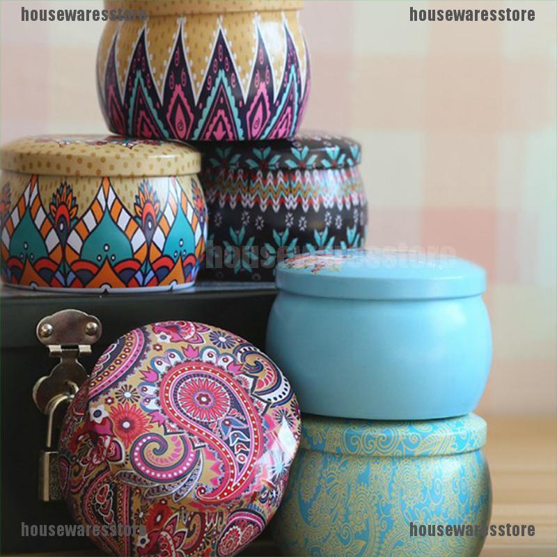 Phong Cách Cổ Điển Trà / Kẹo In Thiếc