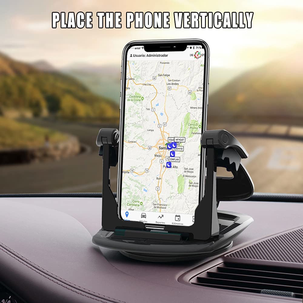 Giá Đỡ Điện Thoại Bằng Silicon Có Giác Hút Gắn Xe Hơi 4.0"-7.0" Tiện Dụng