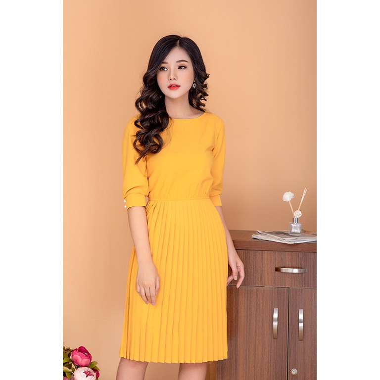 ĐẦM XẾP LY CAO CẤP K491 , K492 - Lady Mode Store (Hàng may thiết kế ,ảnh thật shop tự chụp)