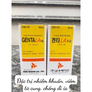 1 lọ genta la hàn quốc dùng cho trâu bò lợn gà vịt