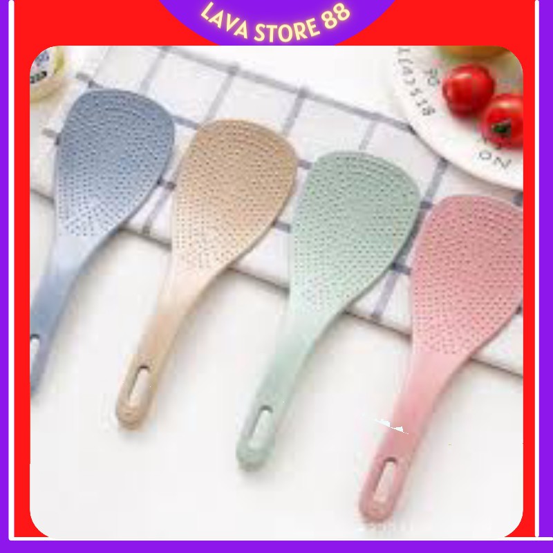 ❌BÁN SỈ ❌ Thìa xới cơm lúa mạch - Muôi cơm lúa mạch 1600 LaVa Store88