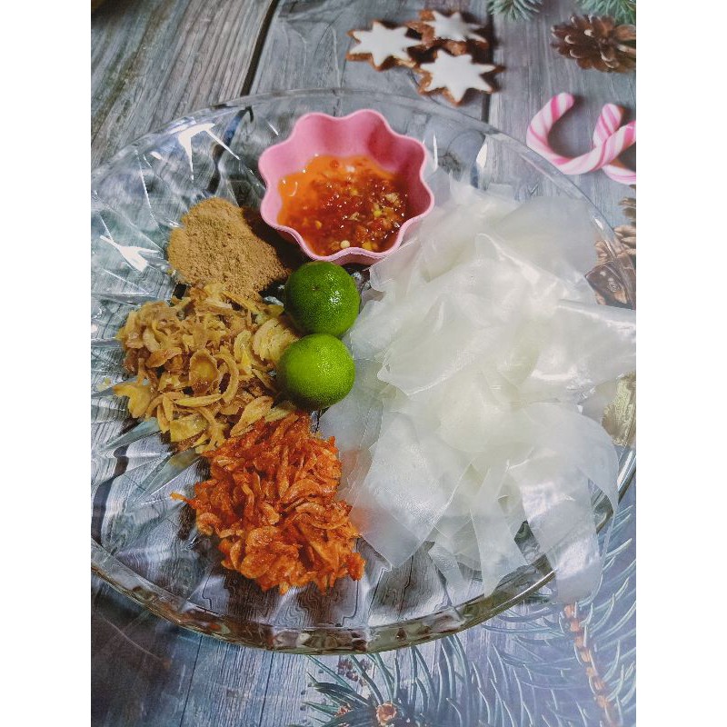1 bịch bánh tráng tép hành phi sate