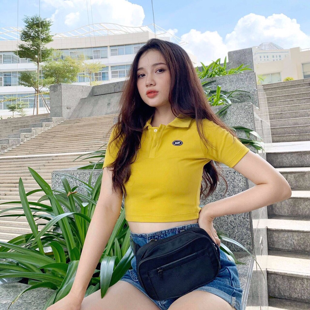 Áo crotop Shopee live 105k