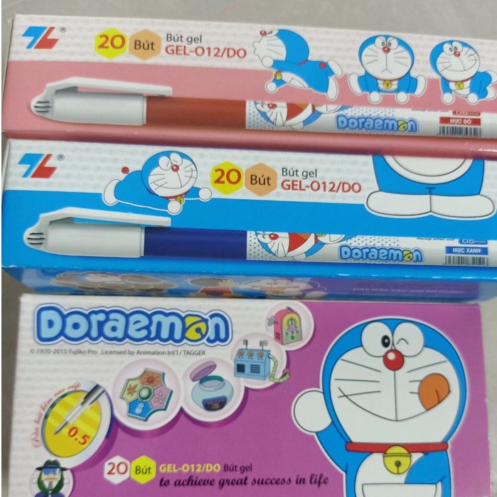 20 cây Bút gel B-012/ Doraemon dùng cho học sinh