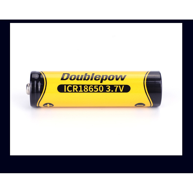 Pin sạc Doublepow 18650 3.7V 1200mAh- chính hãng Doublepow- Pin bền bỉ, an toàn