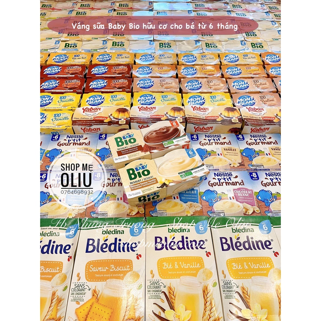 Váng sữa BabyBio Carrefour hữu cơ cho bé từ 6 tháng tuổi