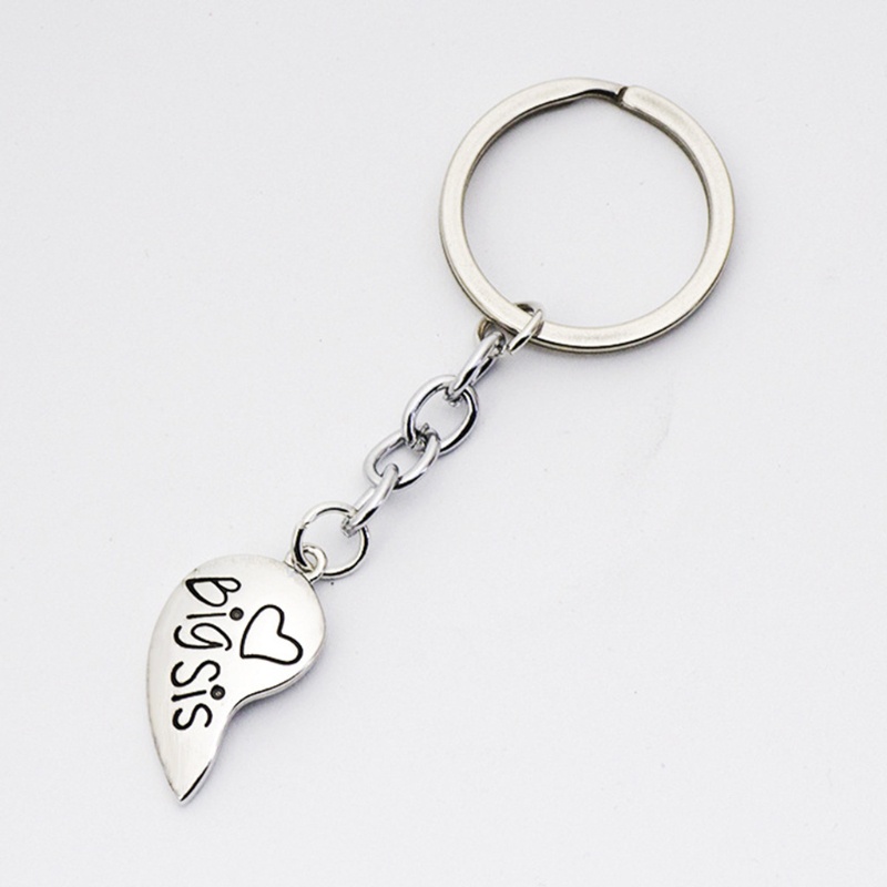 Móc Khóa Hình Trái Tim Vỡ Cho Chị Em Gái